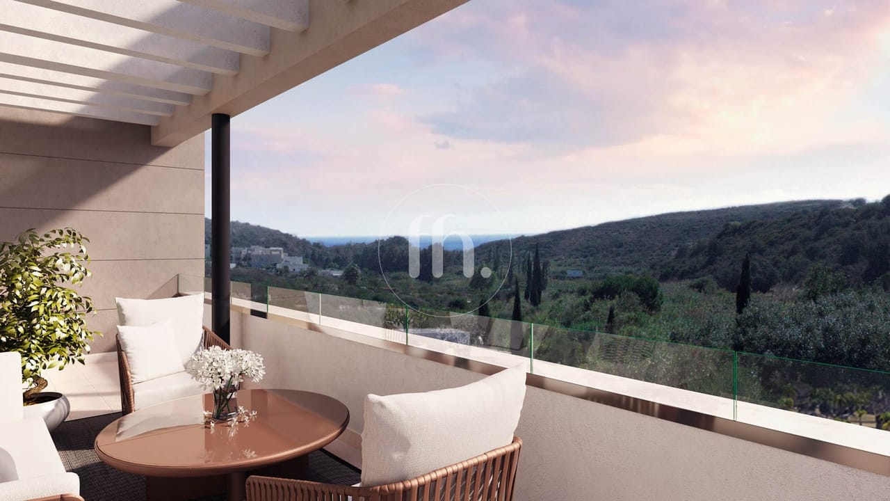 First floor apartment with west facing views in Bliss Homes, Casares.