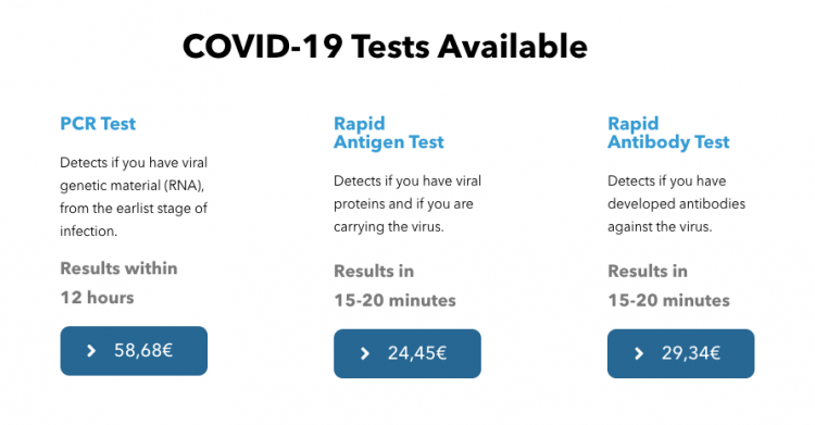 COVID test malaga airport
